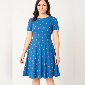 Unique Vintage X GB Gwynnie Bee Hot Air Balloon Fit-And-Flare Dress, 0X‎